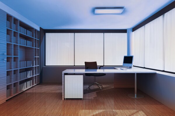LED Deckenleuchte Weiß dimmbar RGBW Smart+ L:59,5 cm