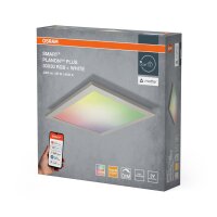 LED Deckenlampe dimmbar RGBW Smart+ Weiß Alu OSRAM