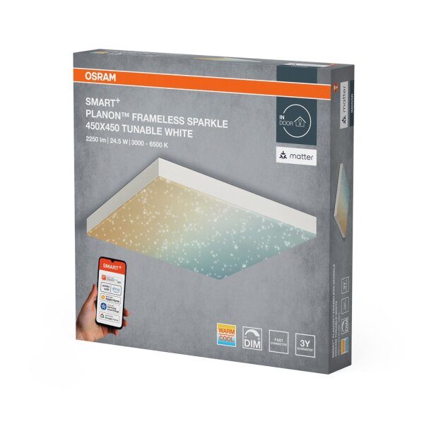LED Deckenlampe dimmbar Smart+ TW Weiß 3000-6500K OSRAM