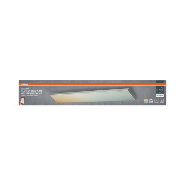 LED Deckenleuchte dimmbar Smart+ TW Weiß Alu OSRAM