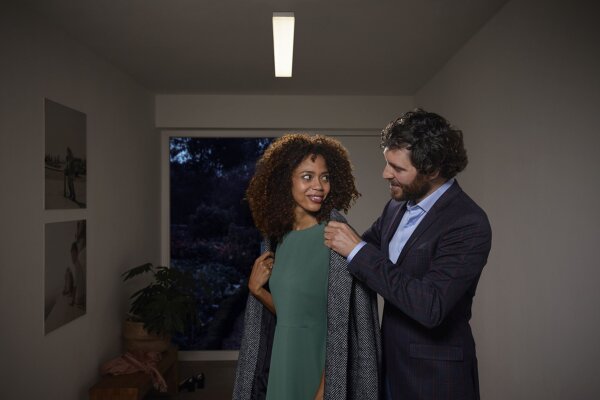 LED Deckenleuchte dimmbar Smart+ TW Weiß Alu OSRAM