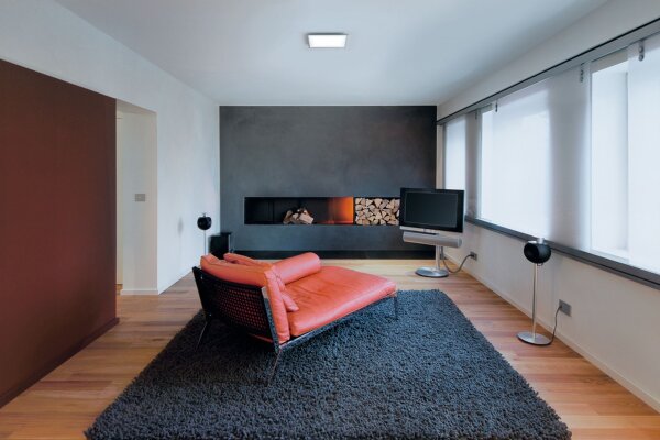 LED Deckenlampe dimmbar Smart+ TW Weiß Alu L30cm OSRAM