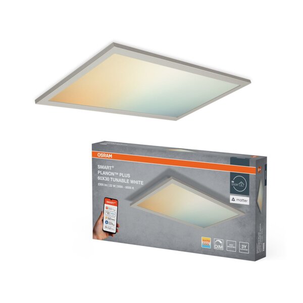 LED Deckenleuchte dimmbar Smart+ TW Weiß L:59,5cm OSRAM