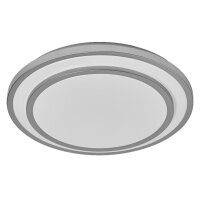 LED Deckenleuchte Silber Metall 3000K &Oslash;49,2cm OSRAM