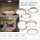 LED Deckenleuchte Silber Metall 3000K Ø49,2cm OSRAM