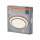 Runde LED Deckenlampe Silber Metall 3000K Ø39cm OSRAM