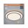 Runde LED Deckenlampe Silber Metall 3000K Ø39cm OSRAM