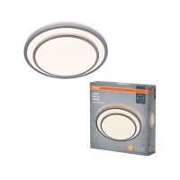 LED Deckenleuchte Silber Metall 3000K Ø29,3cm OSRAM