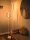 Stehlampe Beige Stahl Glas E27 H:146 cm modern OSRAM
