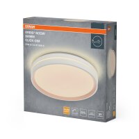 LED Deckenlampe Click-DIM Weiß 3000 K L:39cm rund...