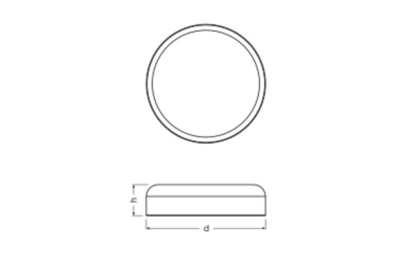 LED Deckenlampe Bambus 3000 K B:50 cm Flur Büro OSRAM