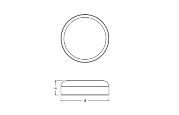 LED Deckenleuchte Bambuspapier 3000 K B:40 cm OSRAM