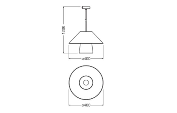 Pendelleuchte Braun Bambus E27 Ø40 cm Esstisch OSRAM