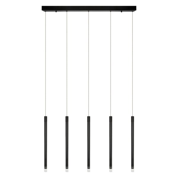 LED Pendelleuchte Schwarz Metall 3000 K L:85 cm OSRAM