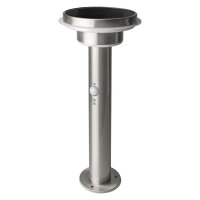 LED Solar Wegeleuchte Sensor Edelstahl 3000K IP44 40 cm