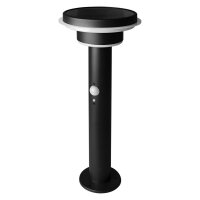 LED Solar Wegeleuchte Schwarz 3000K IP44 Sensor OSRAM