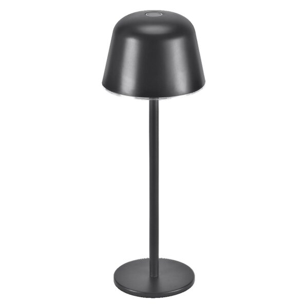 LED Akku Tischlampe dimmbar CCT Alu IP54 Ø11 cm OSRAM