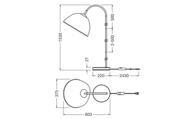 Stehlampe dimmbar Pappmaché Weiß 153 cm E27 OSRAM