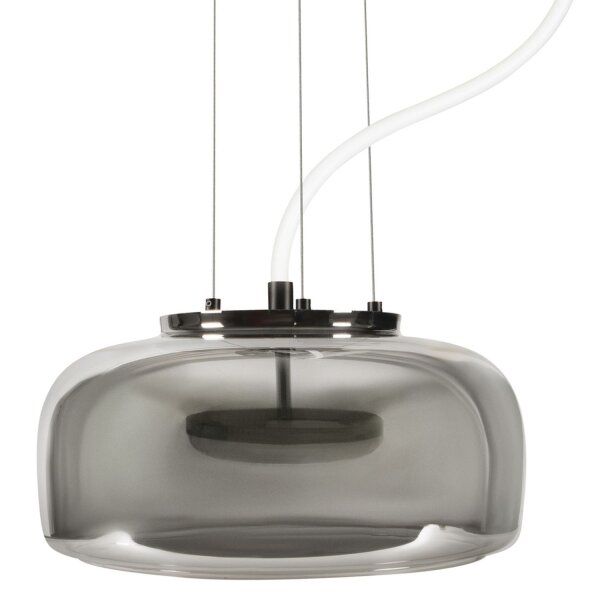 LED Pendelleuchte verstellbar Glas 3000 K Ø38 cm OSRAM
