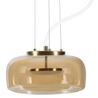 LED Hängelampe Gold Glas 3000 K Ø38 cm modern...