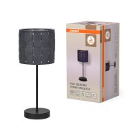 Tischleuchte Filz Metall Dunkelgrau E14 H:40,5 cm OSRAM