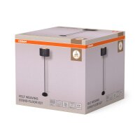Stehleuchte Filz E27 Dunkelgrau Metall H:156 cm OSRAM