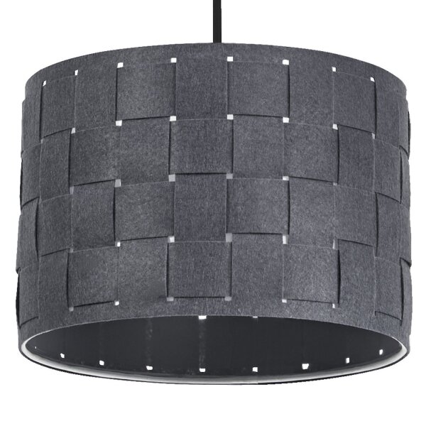Pendelleuchte Filz E27 Metall Ø28 cm modern OSRAM