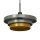 Hängelampe Grün Metall Gelb E27 Ø40 cm modern OSRAM