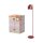 Stehlampe E27 Rot Metall H:141 cm Modern blendarm OSRAM
