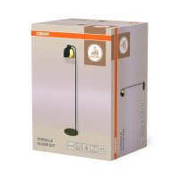 Stehleuchte Glas E27 Grün Metall H:141 cm Modern OSRAM
