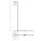 Stehlampe Glas Metall Schwarz E27 H:141 cm OSRAM