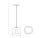 Hängelampe Glas Metall Modern E27 Grün L:20 cm OSRAM
