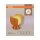 Tischleuchte Glas Metall E14 Orange H:21 cm OSRAM