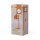 Tischlampe Glas G9 Orange Metall H:40 cm blendarm OSRAM
