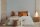 Tischlampe Glas G9 Orange Metall H:40 cm blendarm OSRAM