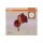 Wandleuchte Glas G9 Rot Metall H:24,5 cm blendarm OSRAM