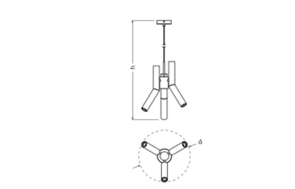 Hängelampe Mehrfarbig Grau E27 Ø32 cm modern OSRAM