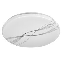 LED Deckenlampe Weiß Metall 2700-6500K Ø48cm...