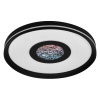 LED Deckenleuchte Schwarz 2700-6000K rund L:40cm OSRAM