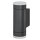 Up Down Wandlampe Sensor Alu Anthrazit IP65 GU10 OSRAM