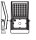 LED Solar Strahler Sensor Schwarz Glas 4000K IP65 OSRAM