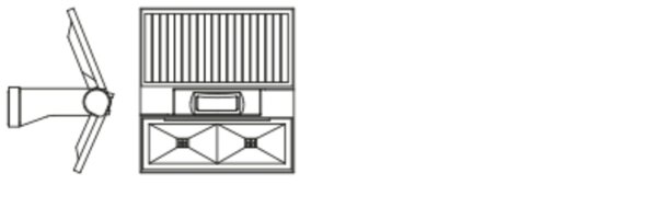 LED Solar Strahler Sensor Dunkelgrau 3000K IP44 OSRAM