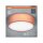 Deckenlampe Braun Stoff E27 rund L:30cm modern OSRAM