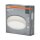 Deckenleuchte Stoff E27 L:40cm rund modern Design OSRAM