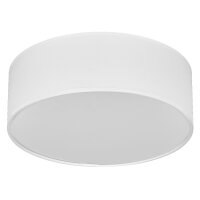 Deckenlampe Wei&szlig; Stoff E27 rund L:30cm...