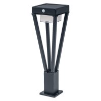 LED Solar Wegeleuchte Sensor Aluminium 3000K IP44 50cm