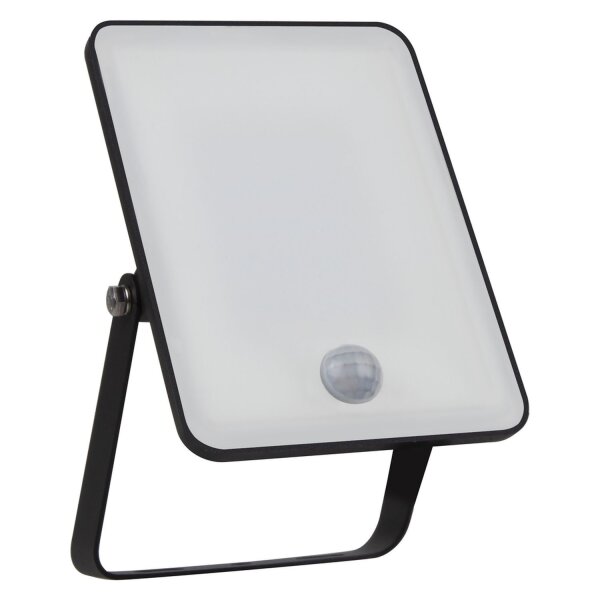LED Außenstrahler Sensor Schwarz Alu 3000 K IP65 OSRAM