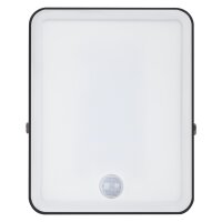 LED Außenstrahler Schwarz Alu Sensor 3000K IP65 OSRAM