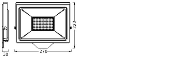 LED Außenstrahler Aluminium flexibel 4000 K IP65 OSRAM