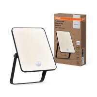 LED Außenstrahler Sensor Schwarz Alu 4000 K IP65 OSRAM
